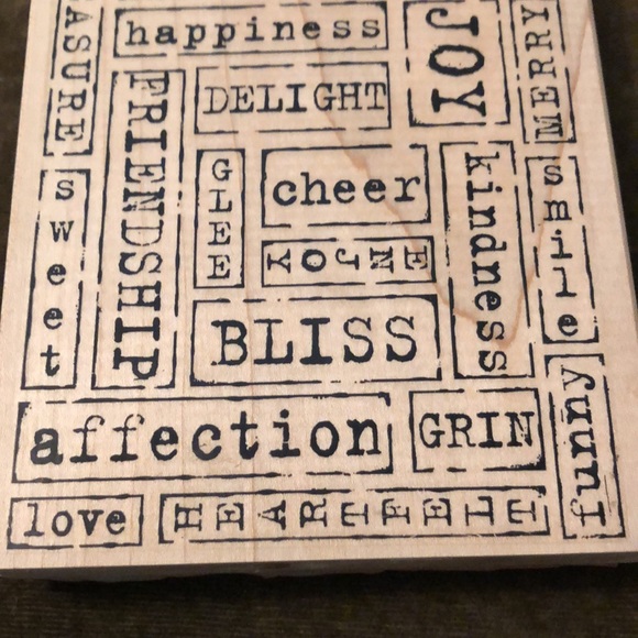 Stampin Up! mounted Word by Word stamp - Picture 4 of 4